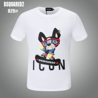 Dsquared2 Mens Printed Lettersround Neck Street Hip Hop Pure Cotton Tee Tshirt 829