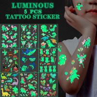 hot【DT】 Stickers Temporary Colorful Childrens 5 Sheets