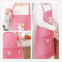 Apron ทนทาน ผ้ากันเปื้อนครัว ราคาถูก Cartoon Rabbit หลากสี เหมาะสำหรับทุกเพศทุกวัย ผ้ากันเปื้อนกันน้ำมัน ผ้ากันเปื้อนครัว