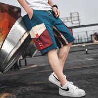 APPEARWAY New Summer Casual Cotton Shorts Men Jogging Short Pants Hip Hop Streetwear Male Multi-Pocket Breathable Cargo Shorts