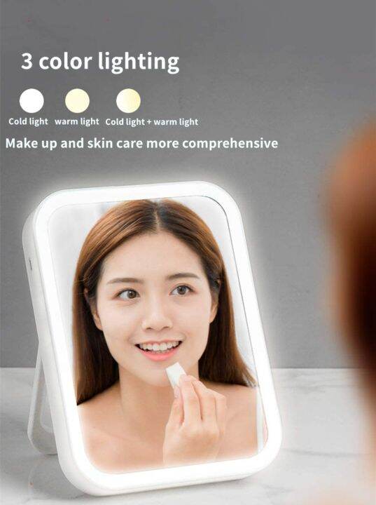 2021led-makeup-mirror-touch-screen-3-light-portable-standing-folding-vanity-mirroir-5x-magnifying-compect-cosmetics-mirror