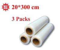 Vacuum Roll 20*300cm ถุงซีลสูญญากาศลายนูนแบบม้วน จำนวน3ม้วน ส่งด่วน