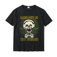 Video Gamer Gamers Dont Die They Respawn T Shirt T Shirt Funny Male Top T shirts Casual Tops &amp; Tees Cotton Custom XS-6XL