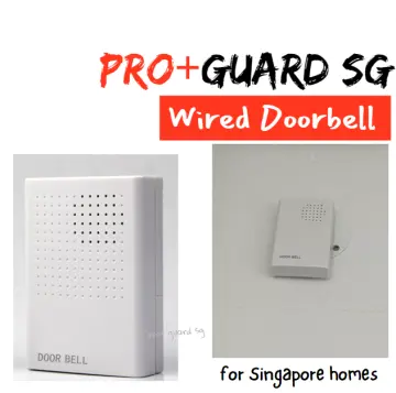 Wired Doorbell Chime, DC 12V Wired Door Bell Alarm for Home Office Access  Control System, 4 Core Door Bell, Ding-Dong Sound