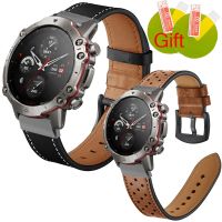 ❁ Leather Watch band For Amazfit Falcon strap Wristband For Amazfit Falcon Smart Watch Screen Protector Film