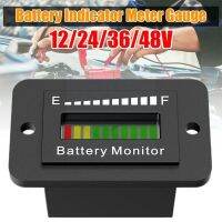 For Golf Cart Battery Meter 48V LED Battery Indicator Battery Gauge Battery Level Meter IP65 For Club CarFork Lifts T1Y2