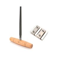 Violin Peg Hole Reamer Metal+Wood Professional Instrument Accessories Maintenance Peg Set Violin Tool