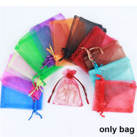 [COD]【คลังสินค้าพร้อม &amp; Fast Delivery】50Pcs 9X12Cm Candy Transparent Party Sheer Organza Gift Bags Packaging Jewelry Pouches 【COD Available】