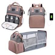 2023hot gấp túi Mommy Bag Trọng lượng nhẹ gấp tiện lợi Nôi Giường công