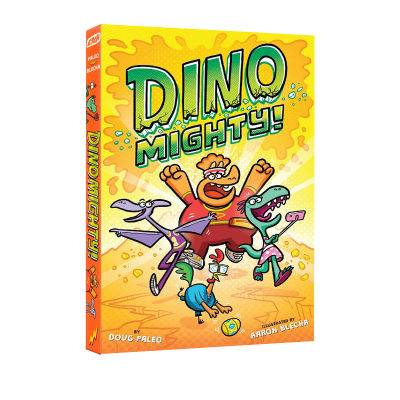 English original dinomighty! Childrens funny comics picture books interesting reading materials for primary and middle school students aged 8-12 after class