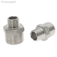 DN8 DN10 DN15 DN20 DN25 DN32 DN40 Male Thread Hex Nipple Union 304 Stainless Steel Pipe Fitting Connector Coupler water oil air