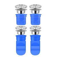 Drain Backflow Preventer 4 Pack, One Way Valve For Pipes Tubes In Toilet Bathroom Floor Drain Seal Resist Smell And Bugs, 1.97 inch Silicone