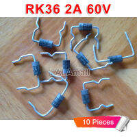 10ชิ้น RK36 DO-15 60V 2A ไดโอด Diode Schottky สามารถเปลี่ยนได้ SR260 SB260ใหม่ของแท้