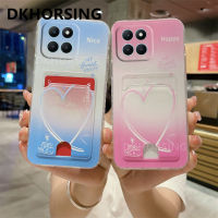 DKHORSING กระเป๋าใส่บัตรใหม่เคสสำหรับ HONOR X6A/X5บวกแฟชั่นแฮปปี้เบรักนิ่มลายเคสโทรศัพท์ Honor X6a ฝาครอบหลังซิลิโคน Honor 2023 HONOR X5Plus