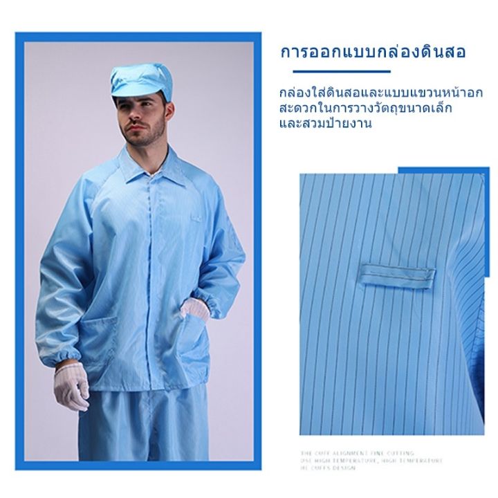 ชุดป้องกัน-ppe-suit-ชุดคลีนรูม-ชุดกันฝุ่น-ชุดป้องกันฝุ่น-ชุดกันไฟฟ้าสถิต-coverall-เสื้อป้องกันไฟฟ้าสถิต-เสื้อesd-ชุดป้องกันไฟฟ้าสถิต-ชุดกาวน์-ชุดป้องกัน-ชุดป้องกันสารเคมี-เสื้อกันไฟฟ้าสถิต-ชุดหมีใส่ทำ