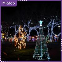 Miatoo 200สายไฟตกแต่งต้นไม้คริสต์มาส LED หลากสีสำหรับตกแต่งสวนในร่ม