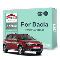 LED ภายในหลอดไฟสำหรับ Dacia Sandero Duster Lodgy Dokker Logan ฤดูใบไม้ผลิ Jogger 2004-2019 2020 2021 2022รถโคมไฟ Canbus