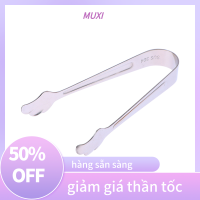 ?【HOT SALE】MUXI ที่คีบน้ำแข็งสแตนเลส1ชิ้นคีบขนมปังอาหารบาร์บีคิวคลิปหนีบน้ำแข็งเครื่องมือบาร์เครื่องครัวคลิป