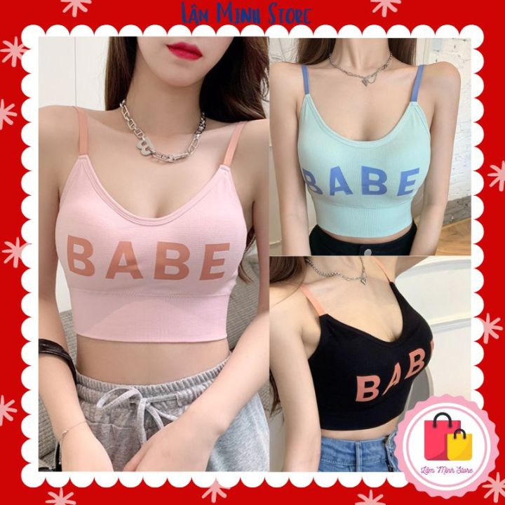 Bra Khoét lưng BaBe nâng ngực chất liệu cotton -Áo Croptop nữ 2 ... - Áo croptop: Áo Croptop BaBe sẽ khiến bạn phải hài lòng với thiết kế độc đáo và chất liệu cotton thoáng mát. Với khoét lưng tinh tế, sản phẩm sẽ giúp bạn có thêm sự tự tin và cuốn hút. Hãy cùng xem hình ảnh liên quan để có thể lựa chọn cho mình chiếc áo Croptop hoàn hảo nhất.