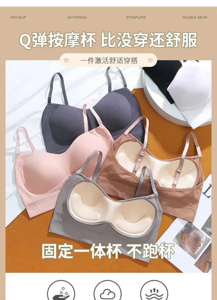 Women Padded Push Up Light Bra Non Wire Baju Dalam Wanita