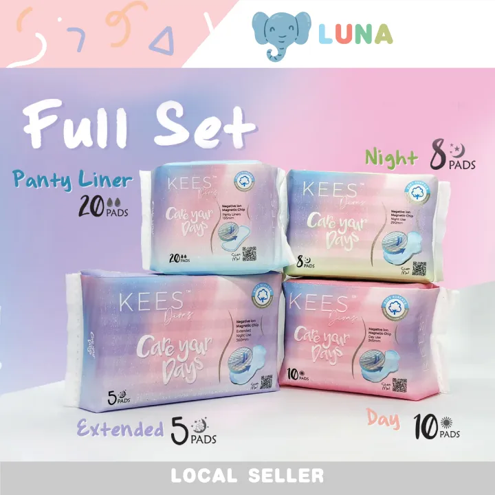 Anion Antibacteria Premium Sanitary Pad (FULL SET) Panty Liner, Day