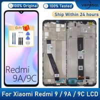 Original For Xiaomi Redmi 9 Display Touch Screen Digitizer For Redmi 9A 9C LCD M2004J19AG M2004J19C Assembly Replacement Parts Projector Screens