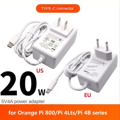 20W 5V 4A Type-C Power Cord for Orange Pi 800/Pi 4Lts/Pi 4B Power Adapter Charger 1.2M