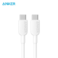 Anker 【USB-IF Certified】Dual USB-C/Type-C 60W 322 PD Fast Charge Data Cable Apply to iPad Pro/Macbook Pro/HUAWEI/SAMSUNG and More