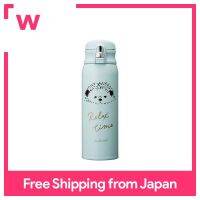 Doshisha ขวดแก้ว Sax Blue 480Ml น้ำหนักเบา One-Touch ขวดมิลลิเมตร Milli เม่น Fluffy Air MMFO480FH