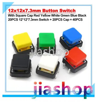 4Pin Round Button SPST Tactile Micro Switch - Height 12mm