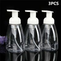 NAICKERTH 3pcs Home Bath Supplies Empty Clear Hand Sanitizer Shampoo Shower Gel Foaming Bottle Soap Dispenser Liquid Pump Container