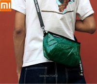 Xiaomi Fashion man double weave Mini crossbody bag Lock Shoulder Messenger Bag