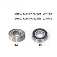 【CW】 2/4pcs 6000zz rs 6001ZZ 6002RS 6003-2Z 6004Z 6005-2RS Deep Groove Bearings