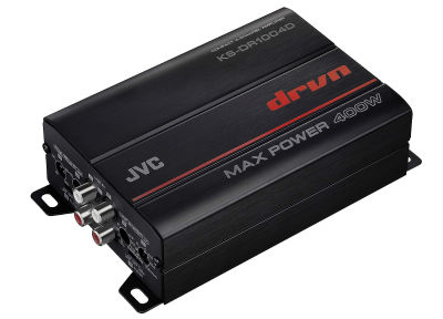 JVC KS-DR1004D 400 Watt 4-Channel Bridgeable Amplifier for Car &amp; Marine and RZR/ATV/UTV/Cart Motorsports