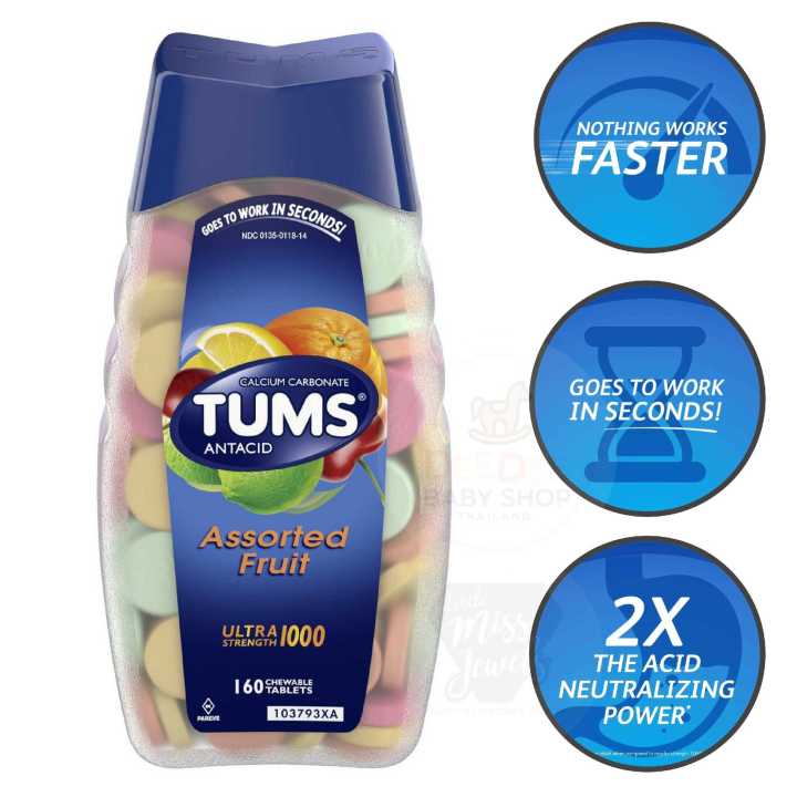 TUMS Antacid Ultra Strength 1000 - Assorted Fruit (160)