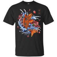 Multiple colors available Spot Hot Sale Fashion Holiday Gift - Koi Fish T-Shirt Yakuza Tattoo Shirt Japanese Art Men Tee Men T Shirt