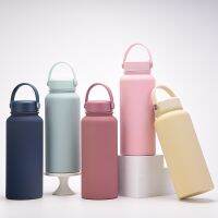 ۞✜ 1000ML Double Wall 304 Stainless Steel Thermal Flask Fashion Vacuum Thermos Outdoor Portable Sport Thermal Drink Water Bottle