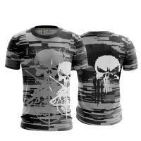 (free T-shirt Skull Punisher Custom Name&amp;) 2023 New T-shirt