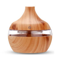 300ml Humidifier Electric Aroma Air Diffuser Wood Ultrasonic Air Humidifier Essential Oil Aromatherapy Cool Mist Maker For Car