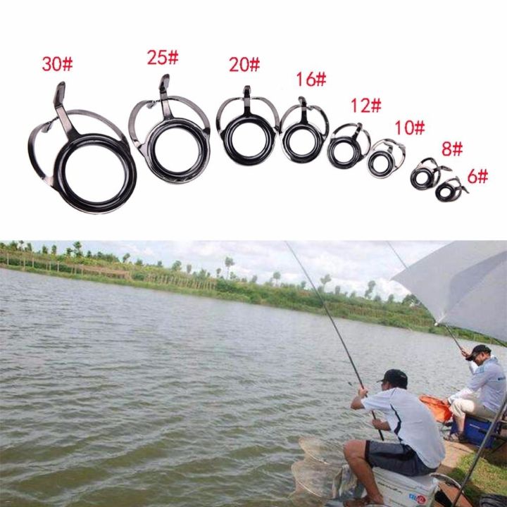 8-size-8-pcs-stainless-steel-diy-eye-rings-fishing-rod-guides-tips-line-rings-for-making-repair-kit