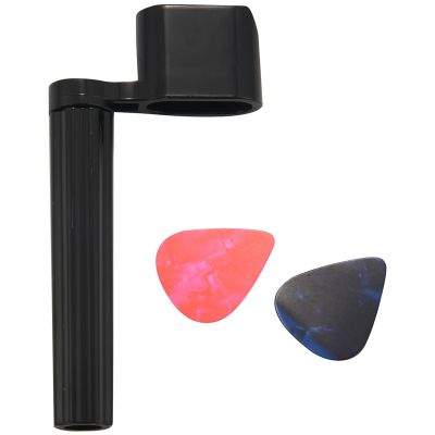String Stool + 2 Picks Premium Crank for Guitar String A Western Guitar, Classical Guitar, Electric Guitar or Acoustic Guitar Black with Pin Puller and Picks