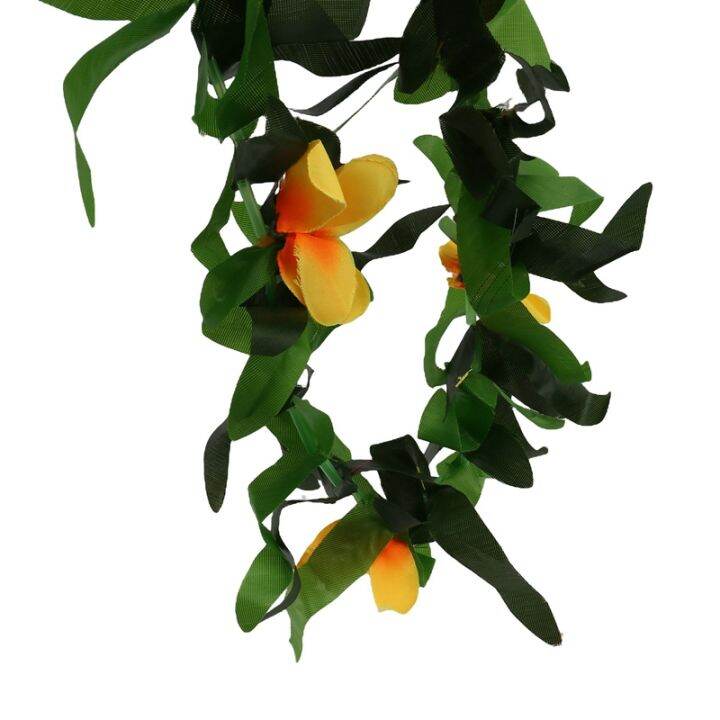 luau-leis-3-pcs-artificial-flowers-tropical-hawaiian-lei-leaf-necklaces-for-hula-costume-and-beach-party