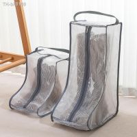 ♘ boot storage bag Waterproof dustproof transparent Shoes protection bag Zippered portable boots pocket Household travel storage