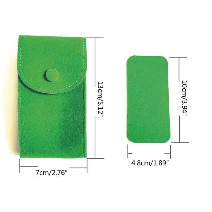 กระเป๋าเก็บของกระเป๋านาฬิกาสายกำมะหยี่แบบพกพากระเป๋าเดินทางจัดระเบียบนาฬิกาเดี่ยว-พร้อมของขวัญกระดุมแบบกดติดสำหรับผู้ชายและผู้หญิง