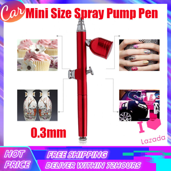 Portable 0.3mm Mini Airbrush Kit Dual Action Air Brush Spray Gun Paint Art  Nail