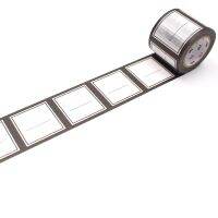 mt Wrapping perforated label tape 40mm square label MTPERF03 วาชิเทปแบบมีรอยปรุสำหรับฉีก พิมพ์เป็นป้ายสี่เหลี่ยมจตุรัส แบรนด์ KAMOI mt masking tape ประเทศญี่ปุ่น