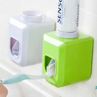 【jw】۞ Dispenser Creme Automático para o Banheiro Espremedores Escova Wall Mount Tipo Acessórios do banheiro Set 4 Cores 1Pc