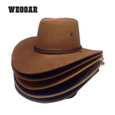 Big Brim Suede Western Womens Cowboy Hat for Men Panama 2021 Vintage Pink Cowboy Hat Outdoor Sun Hat Riding Sombrero MZ232