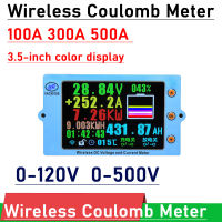 3.5นิ้วไร้สาย Coulomb เมตรแบตเตอรี่ลิเธียมตรวจสอบโวลต์มิเตอร์แอมมิเตอร์ความจุพลังงานจอแสดงผลค่าใช้จ่าย Discharg 12โวลต์24โวลต์36โวลต์48โวลต์