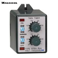 Zjoseph ATDV-NB 3S/30S/3M/30M รีเลย์เวลาคู่หลายช่วงตัวแปร DC12V/24V/36V/AC110V/220V/380V